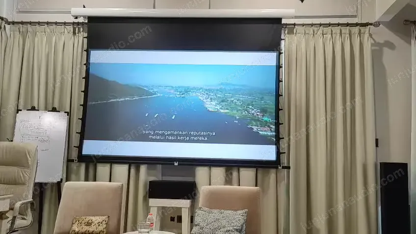 Cuplikan video ruang home theater Batu Nunggal 04