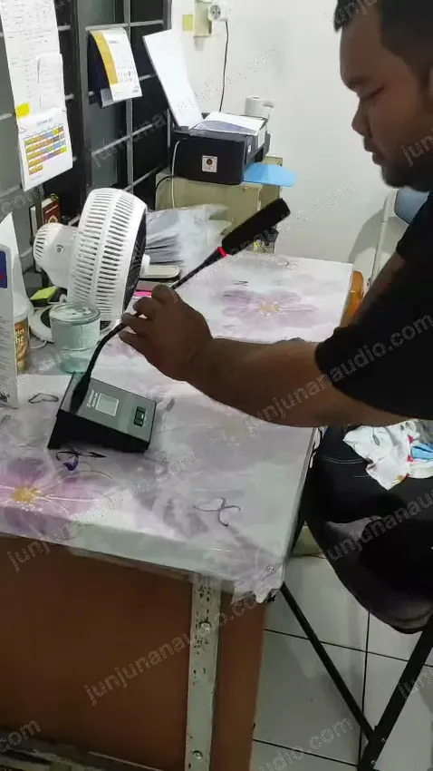 Cuplikan video instalasi audio Puskesmas Cijagra 03